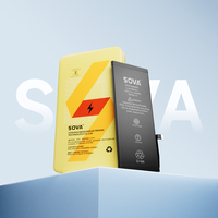 Baterai Ponsel Berkualitas Tinggi SOVA Wholesale OEM untuk iPhone 11 12 13 14 15 Pro Max 5 6S 6 7 8 Plus X XR XS