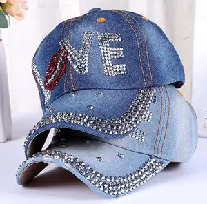 UFOGIFT-Sombrero de vaquero con bordado de labios, gorra de béisbol de vaquero