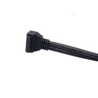 Cable de Transmisión de Escritorio de Nylon Lesozoh PC de 7 Pines SATA de 180 Grados y 12 Gbps RS485/RS422 para Computadora