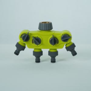 Valve manuelle de tuyau d'<span class=keywords><strong>arrosage</strong></span> en plastique à <span class=keywords><strong>4</strong></span> <span class=keywords><strong>voies</strong></span> pour les raccords d'<span class=keywords><strong>arrosage</strong></span> et de goutteur pour l'<span class=keywords><strong>arrosage</strong></span> et l'irrigation - Product Image 1