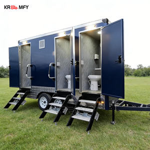 Baño Portátil de Playa, Remolque Móvil para Baños, Resistente a la Arena, para Complejos Turísticos Costeros, Parques, Vacaciones en la Orilla del Mar - Product Image 3