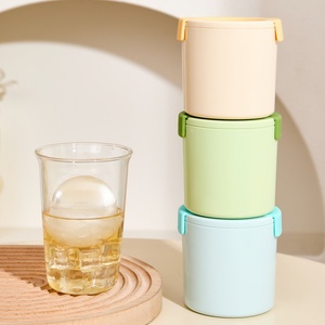 Silicone Large Ice Ball Maker Whiskey Ice Sphere Mold for Cocktail Sphere Ice <b>Cube</b> Easy Release for Home Bar Party - Product Image 6