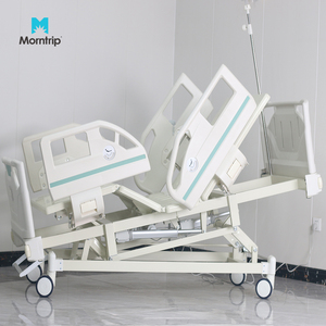 Tête de lit motorisé en PP <span class=keywords><strong>2022</strong></span>, lit médical avec 5 fonctions, avec frein Central, pour hôpital, nouvelle collection - Product Image 5
