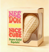 Jouets anti-stress Squishy, jouet sensoriel doux en forme d'arachide, cube à presser pour enfants et adultes