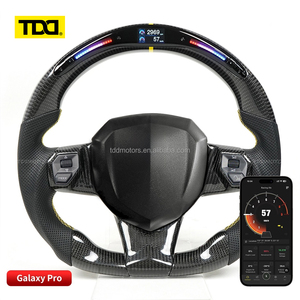 Volante de fibra de carbono TDD LED para Lamborghini Gallardo Aventador 2011-2019 Huracan URUS LP550 Custom Sport - Product Image 1