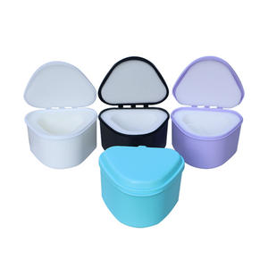 Caja de Plástico Portátil para Dentaduras Completas y Retenedores Dentales, Estuches para Instrumentos para un Fácil Almacenamiento - Product Image 5
