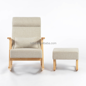 Modern Design Rocking Chair for Nursery Living Room Hospital New Parents Breastfeeding Newborn - Product Image 2
