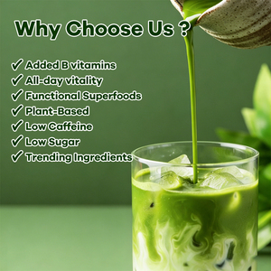 Latte in Bustine al Gusto Matcha con Moringa Superfood a Marchio Privato, Supporta i Livelli di Energia e Migliora la Vitalità Generale - Product Image 3