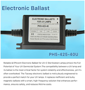 Balasto electrónico UV <span class=keywords><strong>para</strong></span> tratamiento de agua germicida con certificación CE, soporte integrado G10q, 10W-41W, 110V-240V, T5, v - Product Image 3