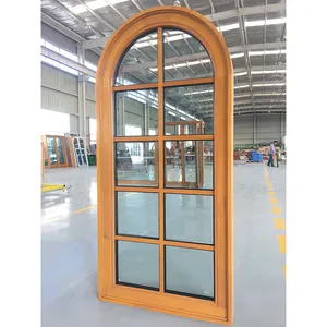 Best Quality Wooden Arched Windows For Sale New Picture Construction Specialty Shapes Solid Wood Window