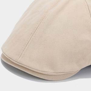 Casquette Gavroche Rétro Littéraire Femme Couleur Unie Version Coréenne Mode Simple Homme Béret - Product Image 4