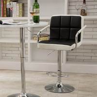 Tabouret de Bar en Inox, chaise pivotante en métal, 10 pouces, pour cuisine, salle à manger, meubles