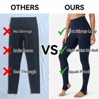 Leggings de compression sans couture à taille haute pour femmes, avec contrôle du ventre, 210 GSM, Spandex/Nylon, pour le fitness, l'équitation et l'entraînement
