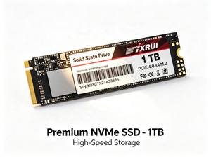TXRUI OEM 1TB M.2 NVMe PCIe 4.0 SSD ฮาร์ดดิสก์แบบโซลิดสเตทภายในสำหรับอัปเกรดแล็ปท็อปและเดสก์ท็อป บรรจุภัณฑ์แบบขายส่ง 20 ชิ้น มีจำหน่าย - Product Image 3