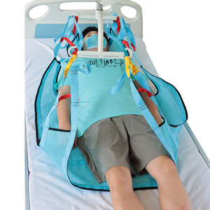 Yuqilin Arnés de Ducha de Malla Azul Cielo de Cobertura Completa, Seguro para el Cuidado de Personas Mayores, Estilo Brida con Nivelación de Carga - Product Image 3