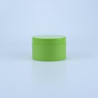Pot cosmétique rond en plastique PP vide avec couvercle pour crème visage et beurre corporel
