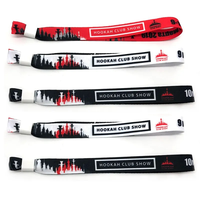 Bracelet en polyester imprimé personnalisé, événement, fête, bracelet en tissu personnalisé, bracelet tissé NFC RFID, bracelet de suivi GPS avec puce