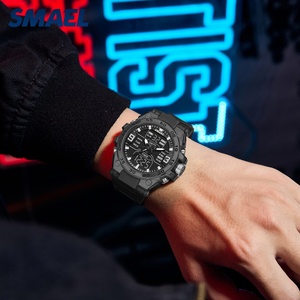 Reloj Deportivo SMAEL 8138 para Hombre, Nuevo Diseño Analógico y Digital con Doble Pantalla, Resistente al Agua, Estilo Urbano con Alarma Luminosa - Product Image 4