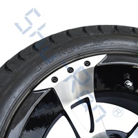 Roues de voiturette de Golf 12 pouces et pneus de rue 215/35-12 points