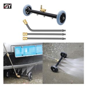 Kit de equipo de detalle de coche dual 13 pulgadas 4 boquillas tren de aterrizaje de presión limpiador de chasis de coche para la parte inferior del coche y lavado de suelos - Product Image 1