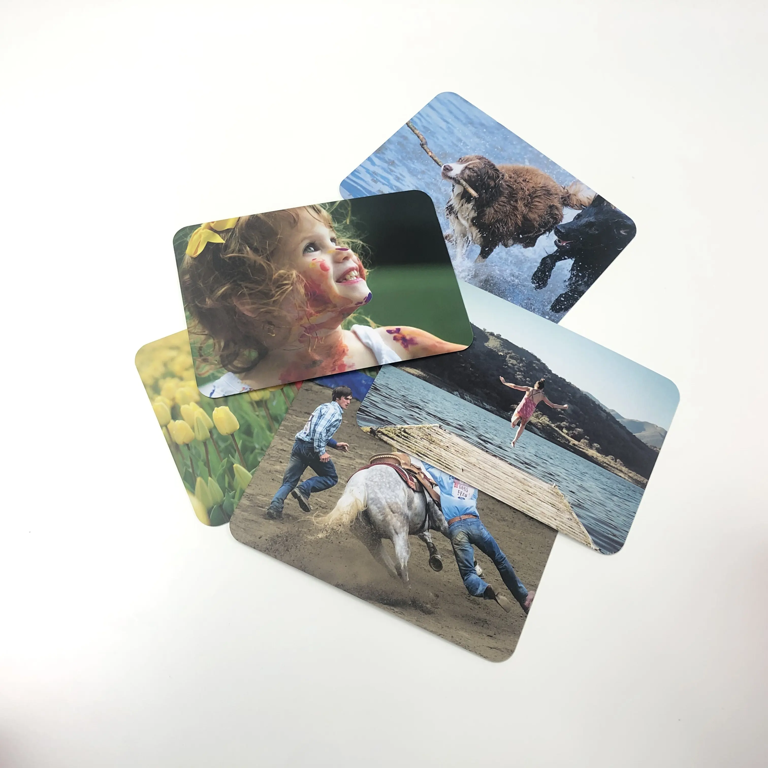 مخصص لعبة ببطاقات ورقية مجموعة صناديق الصورة فارغة البصر الكلمات بطاقات فلاش الطباعة