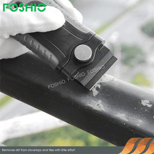 Foshio outil de nettoyage de four <span class=keywords><strong>plaque</strong></span> de <span class=keywords><strong>cuisson</strong></span> plastique lame de rasoir <span class=keywords><strong>grattoir</strong></span> à verre - Product Image 3