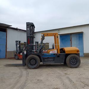Low Working Hours High Quality Stock China Shanghai Hot Selling Used Tcm Fd100 10 Ton Diesel Counterbalance <b>Forklift</b> 2024 Model - Product Image 3