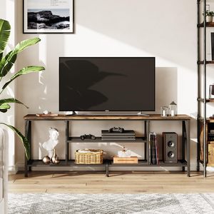 Meuble <span class=keywords><strong>TV</strong></span> rétro de style américain 2026 - Armoire de rangement murale ou sur pied pour le salon - Product Image 2