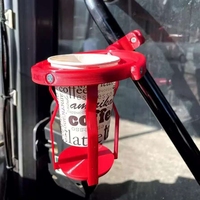 Porte-gobelets en plastique gyroscopique pour moto, porte-gobelets suspendus, pliable et réutilisable, pour l'extérieur