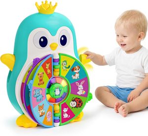 Jouet éducatif pour enfants au design pingouin - Jouet d'apprentissage interactif pour tout-petits certifié CPSIA CPC - Product Image 1