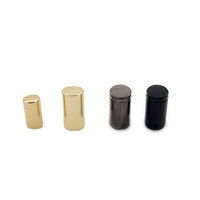 Accessoires de sacs tendance en alliage de zinc multi-usages de marque HPB : Boucles de cordon à tête plate de 14 mm, embouts de cordon, attaches d'extrémité, vente directe d'usine