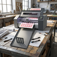 Purcell A3 A4 A3+ Sticker Cutter Plotter Label Cutter Digitale Automatische Voeding Zelfklevende Sticker Half/Volledige Snijmachine