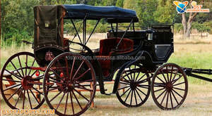 Carruaje Real de Turismo con Caballos, Francia, Vis-à-Vis Limusina, Elegante Diseño Moderno del Cuartel Francés, Duradero, Tamaño Personalizable - Product Image 6