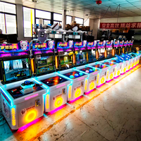 Machine de jeu interactive de parkour pour enfants, à monnayeur, en métal, avec langues japonaise et anglaise
