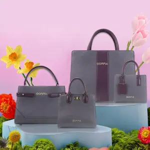 Marka yeni tasarımcı lüks klasik yapımcısı iş kadın çanta özel Logo çanta Pu deri moda kadın çantası