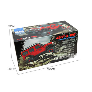 Auto RC da Arrampicata 4WD Scala 1:10, Grande Veicolo Fuoristrada Telecomandato Tipo <span class=keywords><strong>Jeep</strong></span> Wrangler per Bambini - Product Image 4
