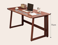 Escritorio Plegable para Computadora - Escritorio de Pared Todo en Uno para Dormitorio, Oficina en Casa y Propiedades de Alquiler - Nueva Mesa Estrecha de Madera