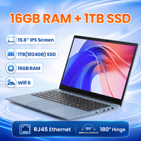 Ordinateur portable professionnel Intel N5100 15,6 pouces, 16 Go de RAM, 1 To SSD, Ethernet RJ45, WiFi 6, OEM ODM, en stock