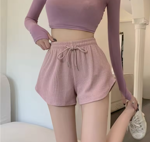 Shorts de sport décontractés pour femmes, été, confortables, taille élastique, légers, shorts d'entraînement - Product Image 6