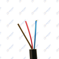 Cable espiral de resorte de alimentación de CA retráctil Flexible recubierto de PU de 3x2,5mm