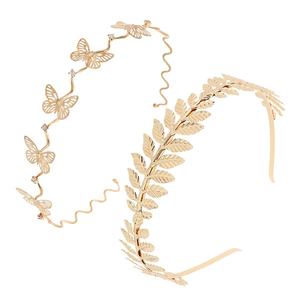 Diosa griega joyería mujer oro Toga Athena <span class=keywords><strong>Cleopatra</strong></span> Hércules egipcio Afrodita Dios romano joyería accesorios conjunto hoja corona - Product Image 6