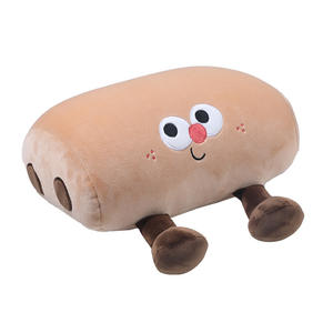 Oreiller de voyage en forme de U, type pain, 28x24x10cm, en polyester, portable, coussin de soutien pour la sieste au bureau, design confortable - Product Image 2