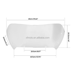 Pare-brise avant TCMT 8 pouces compatible avec <span class=keywords><strong>Harley</strong></span> CVO Road Glide FLTRXSE 2023-25 Road Glide 2024-2025 XF2906E28-01 - Product Image 4