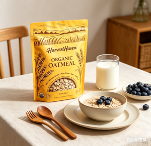 Avena Baja en Grasa y <span class=keywords><strong>Sin</strong></span> Azúcar, Alta en Fibra, Baja en Calorías, <span class=keywords><strong>Cereal</strong></span> Sustituto <span class=keywords><strong>de</strong></span> Comida para Fitness - Product Image 2