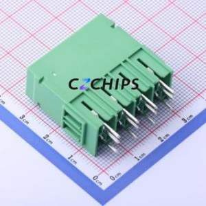 JL5EDGVHC-76204G01 Plug-in Terminal Block Through hole,P=7.62mm Connector Board-to-Board / Socket - Closed 1x4P 7.62mm Green - Product Image 2