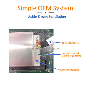 Sistema de Cámara 360 con Sensores de Aparcamiento, Calibración de 4 Vías, Imagen Panorámica 360, 3D en Tiempo Real, 4 Canales FHD 1080P, 6 Sensores - Product Image 3