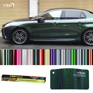 YSH caméléon couleur changeante UV preuve vinyle voiture Wrap anti-rayures voiture Wrap Film pour carrosserie - Product Image 1