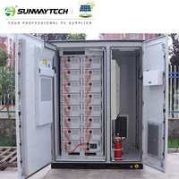 Armoire ESS tout-en-un haute tension 186 kW 372 kWh 209 kW 417 kWh à refroidissement liquide pour usage commercial