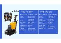 Machine à polir les sols en béton manuelle Merrock de 22 pouces, 7,5 CV, 380-440 V, réservoir d'eau de 30 L, composants essentiels du moteur et de la boîte de vitesses