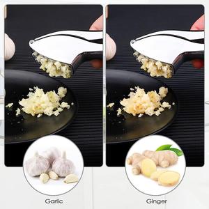 Accesorios de Cocina, Triturador de Ajo Manual de Aleación de Zinc, Exprimidor Manual, Utensilios de Cocina, Prensa de Ajo de Aleación - Product Image 3